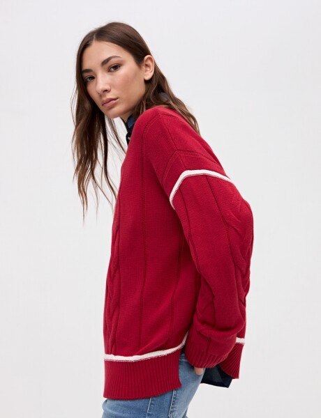 Buzo punto Rali Tomate