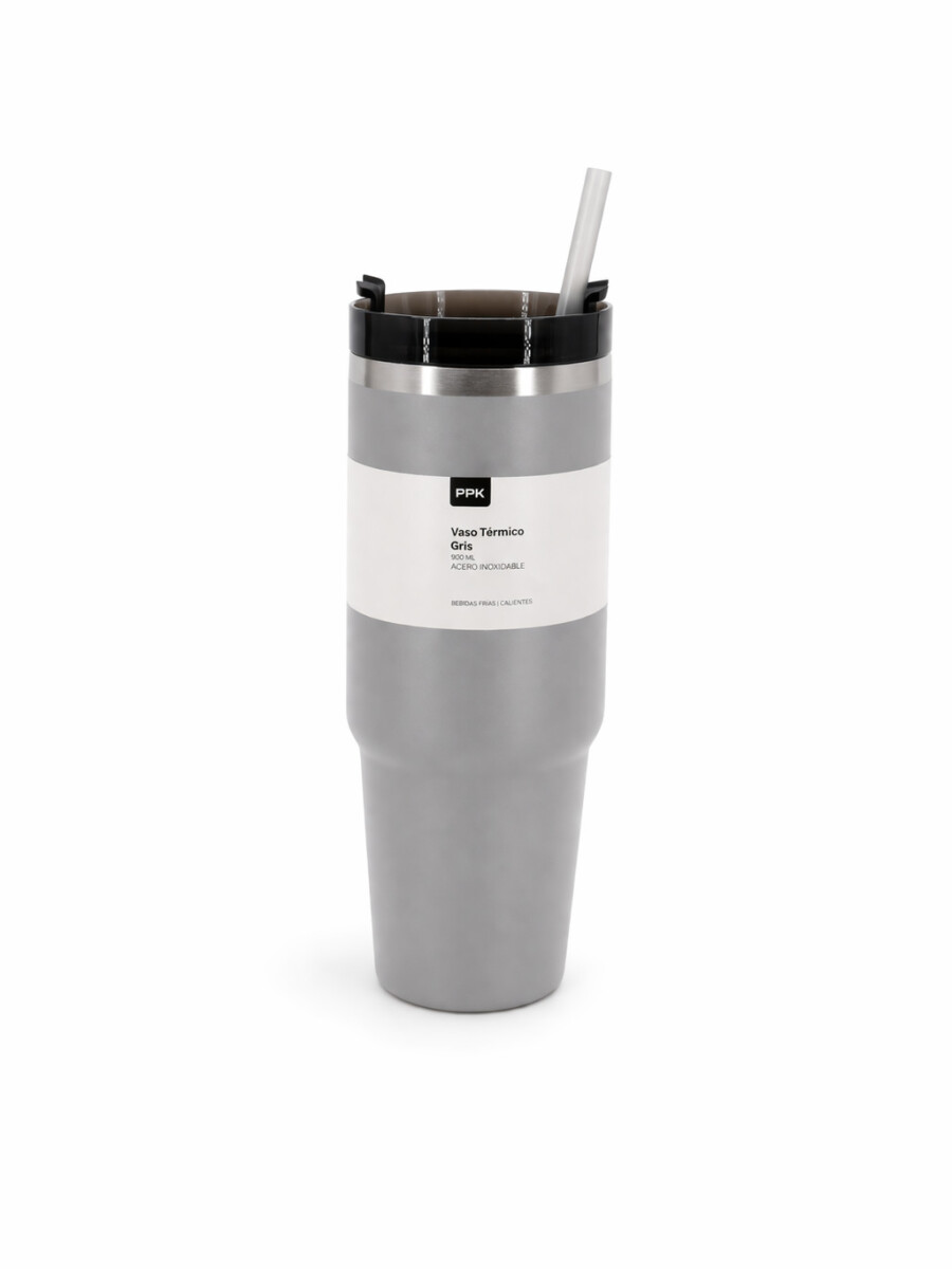 VASO TERMICO 900ML - GRIS 