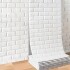 Revestimiento Pared Adhesivo 3d Piedra Ladrillo 20 Mts x 0,70 Mts Variante Color Blanco