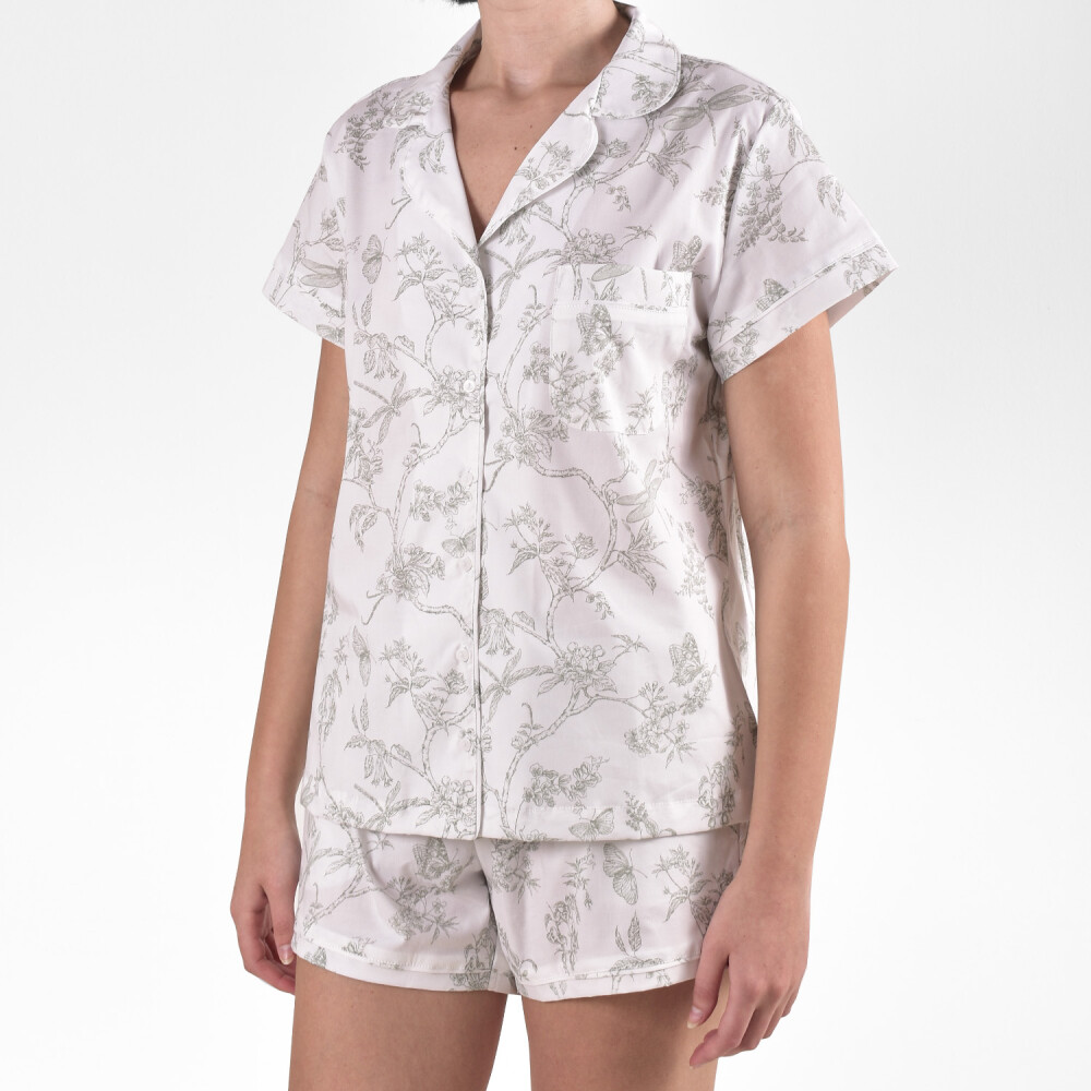 Short y Camisa Mangas Corta Toile Verde Colección 2025 M