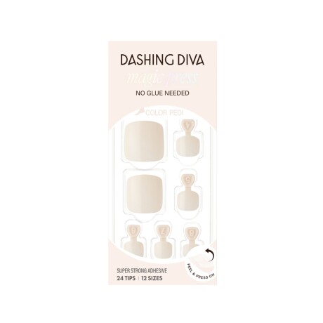 UÑAS EN GEL LISTAS (PRESS ON) PIES - CREAMY WHITE UÑAS EN GEL LISTAS (PRESS ON) PIES - CREAMY WHITE