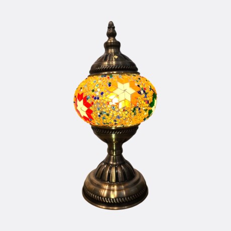 Lámpara Turca Mediana Flores Multicolor