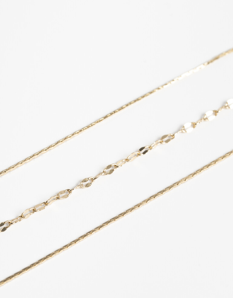 Pulseras Flexibles Sets Special Price Set De Pulseras Flexibles De Metal - Dorado