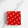 Servilleta 16x16 cm. paquete x 20 ROJO LUNARES