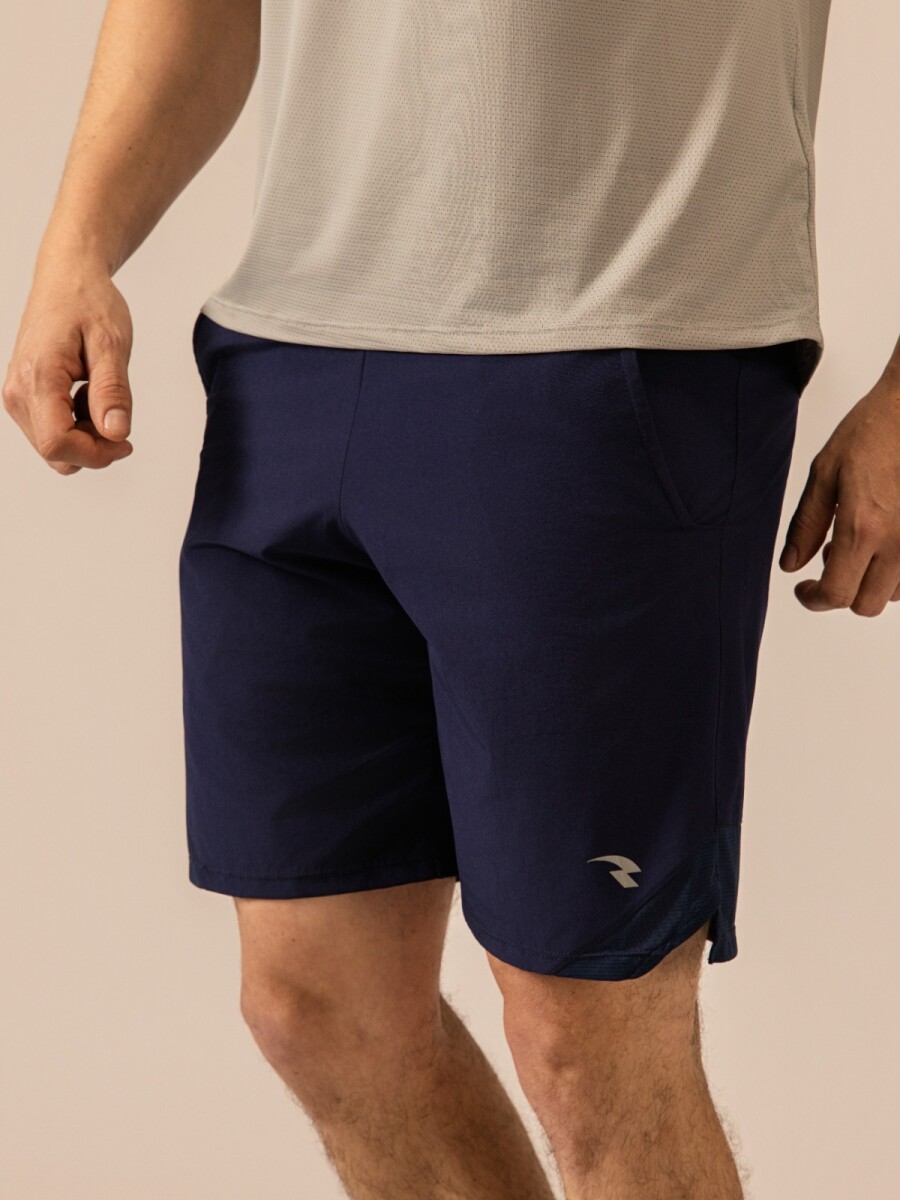 Short de Tactel. - AZUL MARINO 