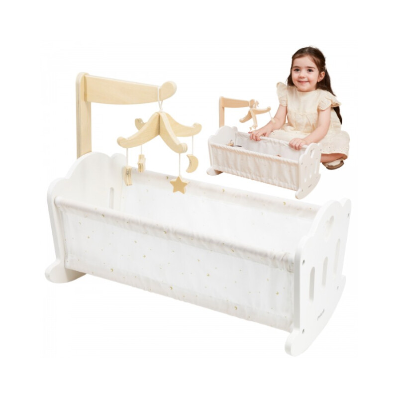 Cuna Bebé Madera Muñecos Polar B Cuna Bebé Madera Muñecos Polar B