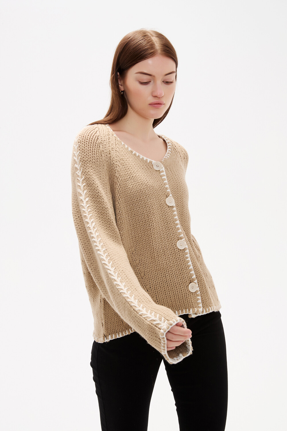Cardigan Garene Beige