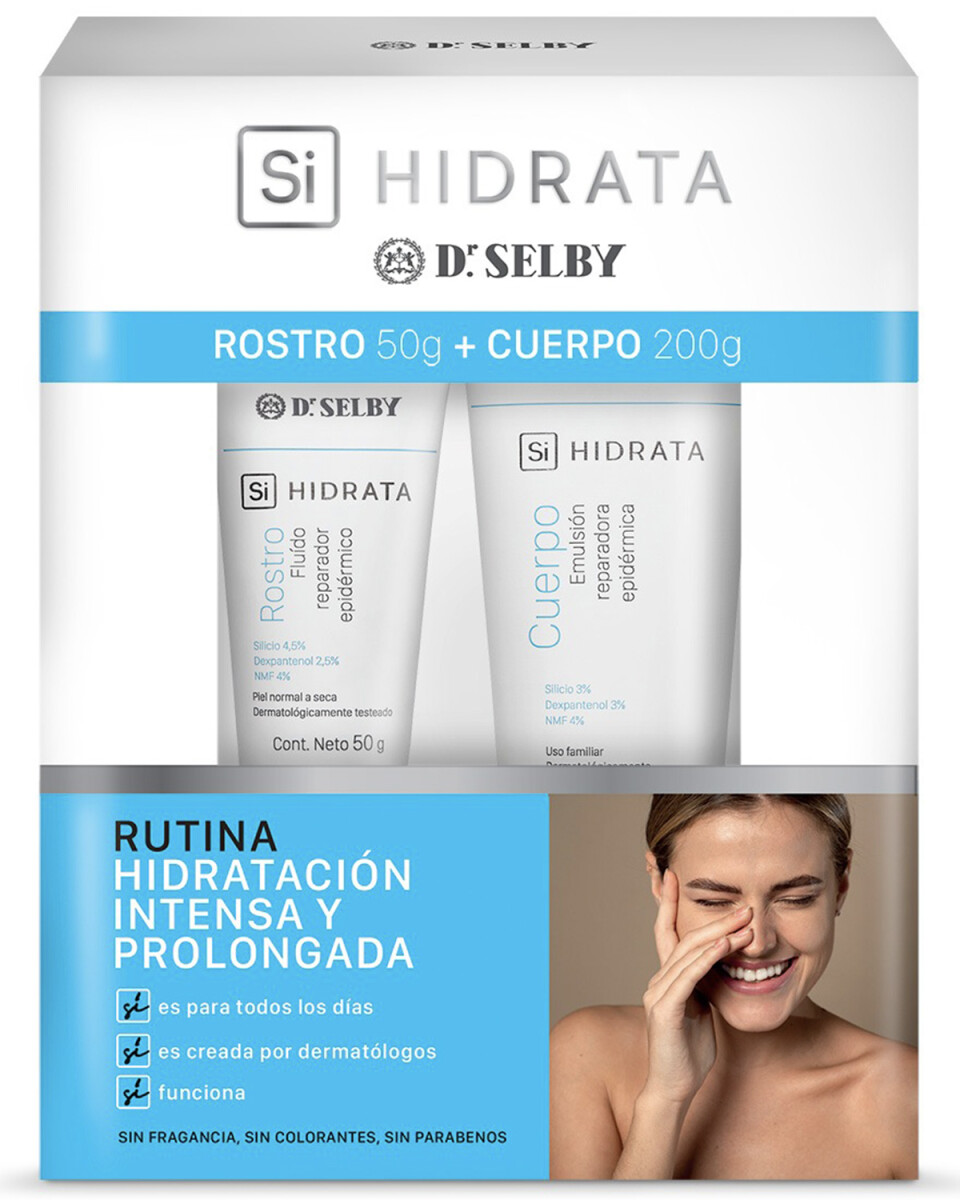 Pack Dr Selby Si HIDRATA rostro 50gr + cuerpo 200gr 