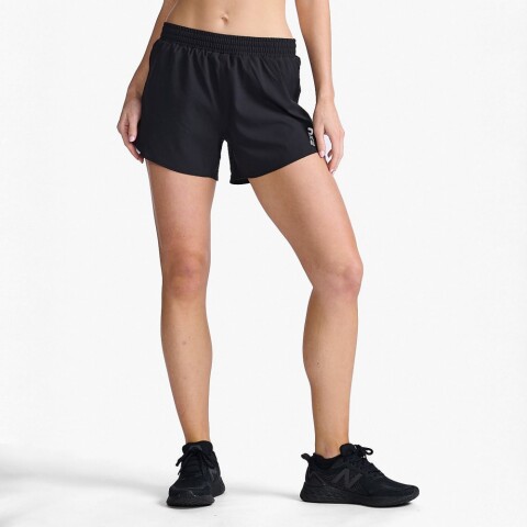 Aero 5’’ Shorts - Mujer Black/silver Reflective