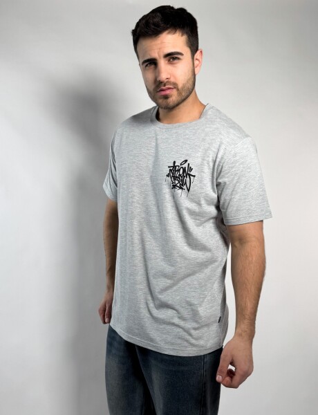 Remera estampada Cabre Gris