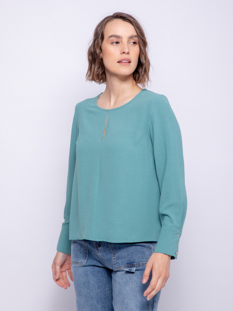 BLUSA PLATINUM Agua Marina