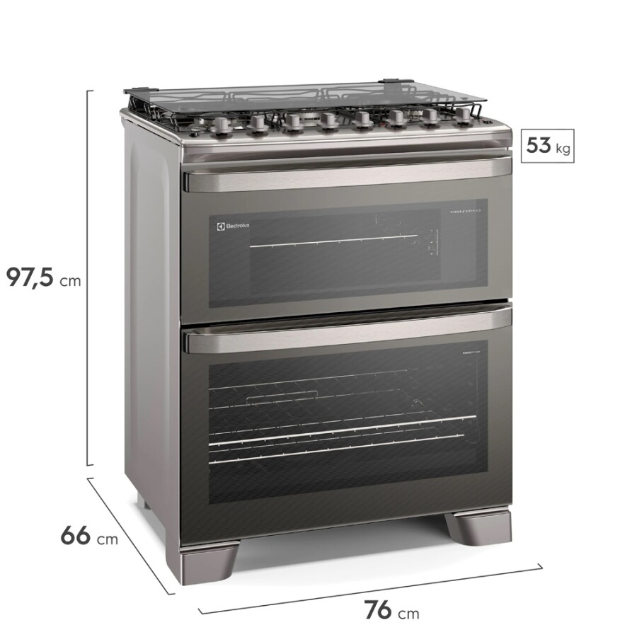 Cocina 5 hornallas doble horno Electrolux FE5DC Cocina 5 hornallas doble horno Electrolux FE5DC