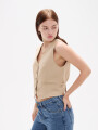 Chaleco Nayara Beige