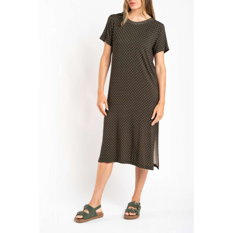 Vestido Lunares Chocolate