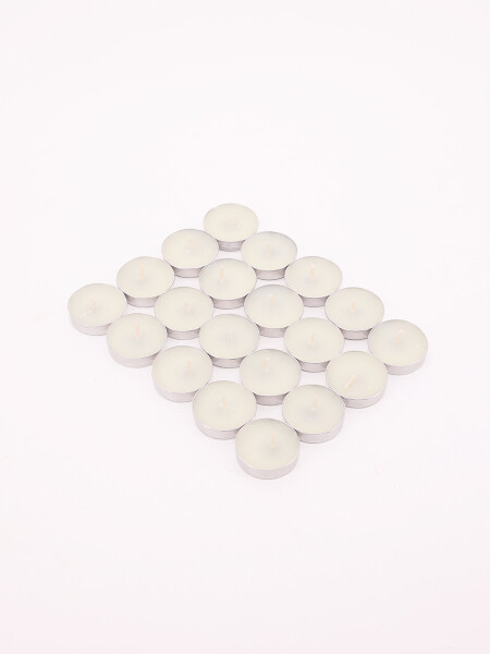 VELAS TEALIGHTS SET X 20 BLANCO