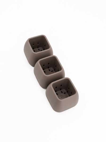 MACETA ELVAN SET X 3 BEIGE