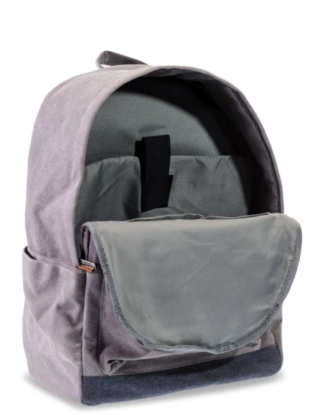 MOCHILA DE LONA Gris
