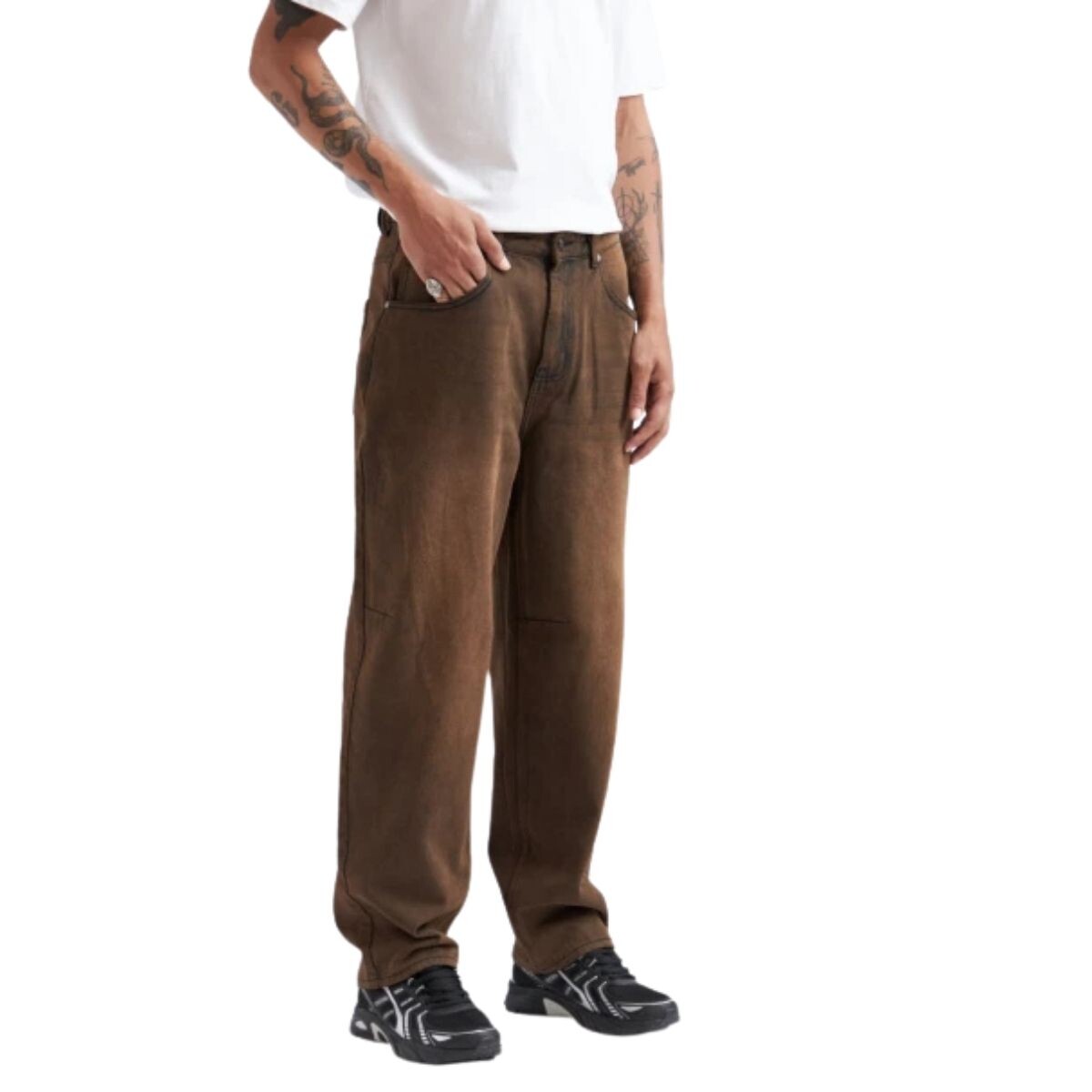 JEAN TAURI 28-38 - MARRON 