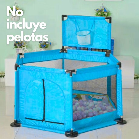 Gimnasio Pelotero Infantil Hexagonal IYTRER-032 AZUL