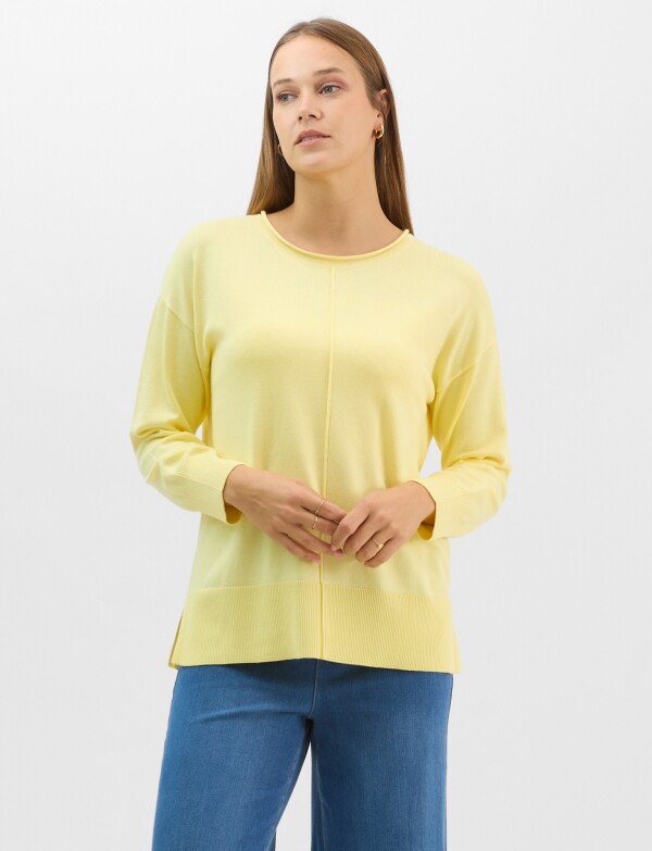 Buzo Pespunte AMARILLO