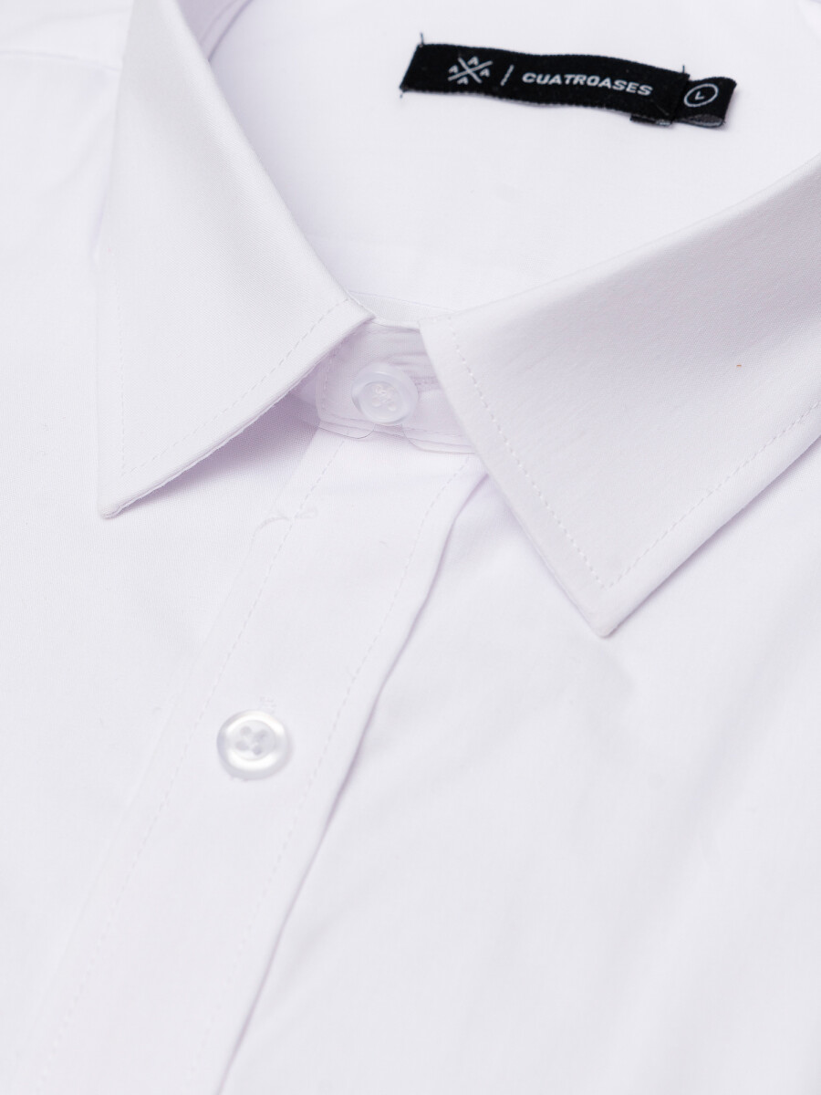 Camisa lisa - blanco 
