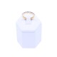 Anillo sin fin oro 18k engarce carril con brillantes. Anillo sin fin oro 18k engarce carril con brillantes.