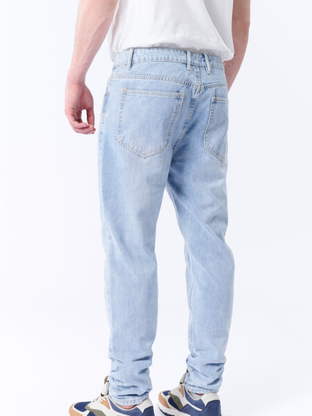 Pantalón jean slim Azul Claro