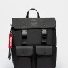 Mochila J Gang En Efecto Cuero Negro