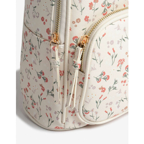 Mochila Urbana Flores Estampado Flores
