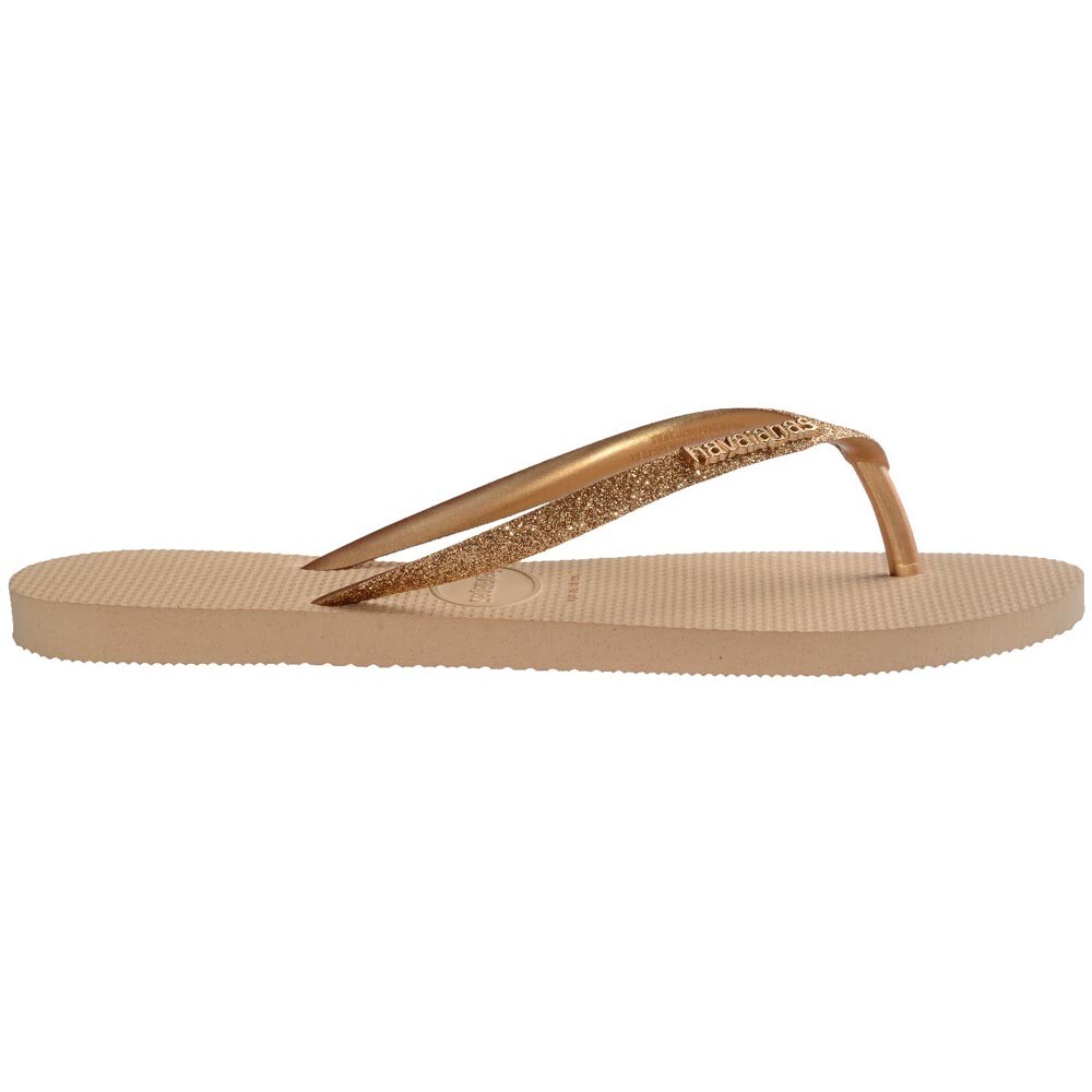 Sandalias Havaianas Slim Glitter Ii Mujer Dorado