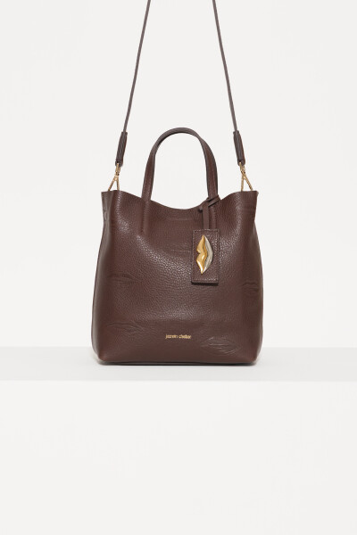 TOTE KISSES SMALL Marron