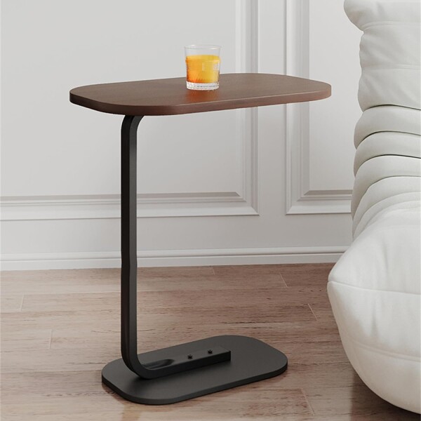 Mesa De Arrime Auxiliar Marron