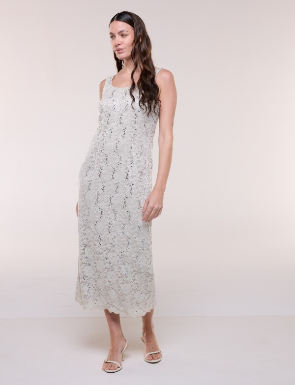 Conjunto Vestido & Chaqueta BEIGE
