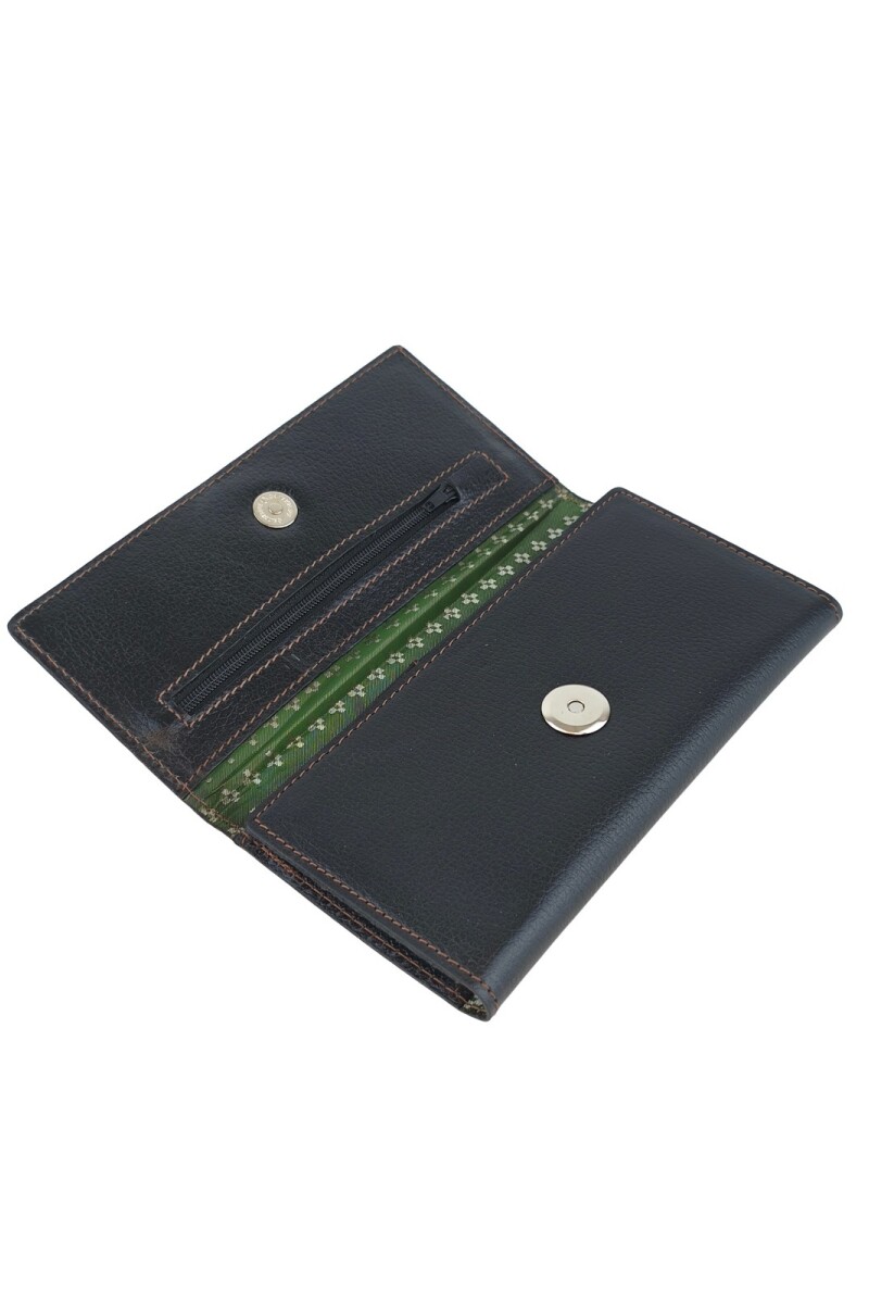 Billetera patchwork 100% cuero opción 1