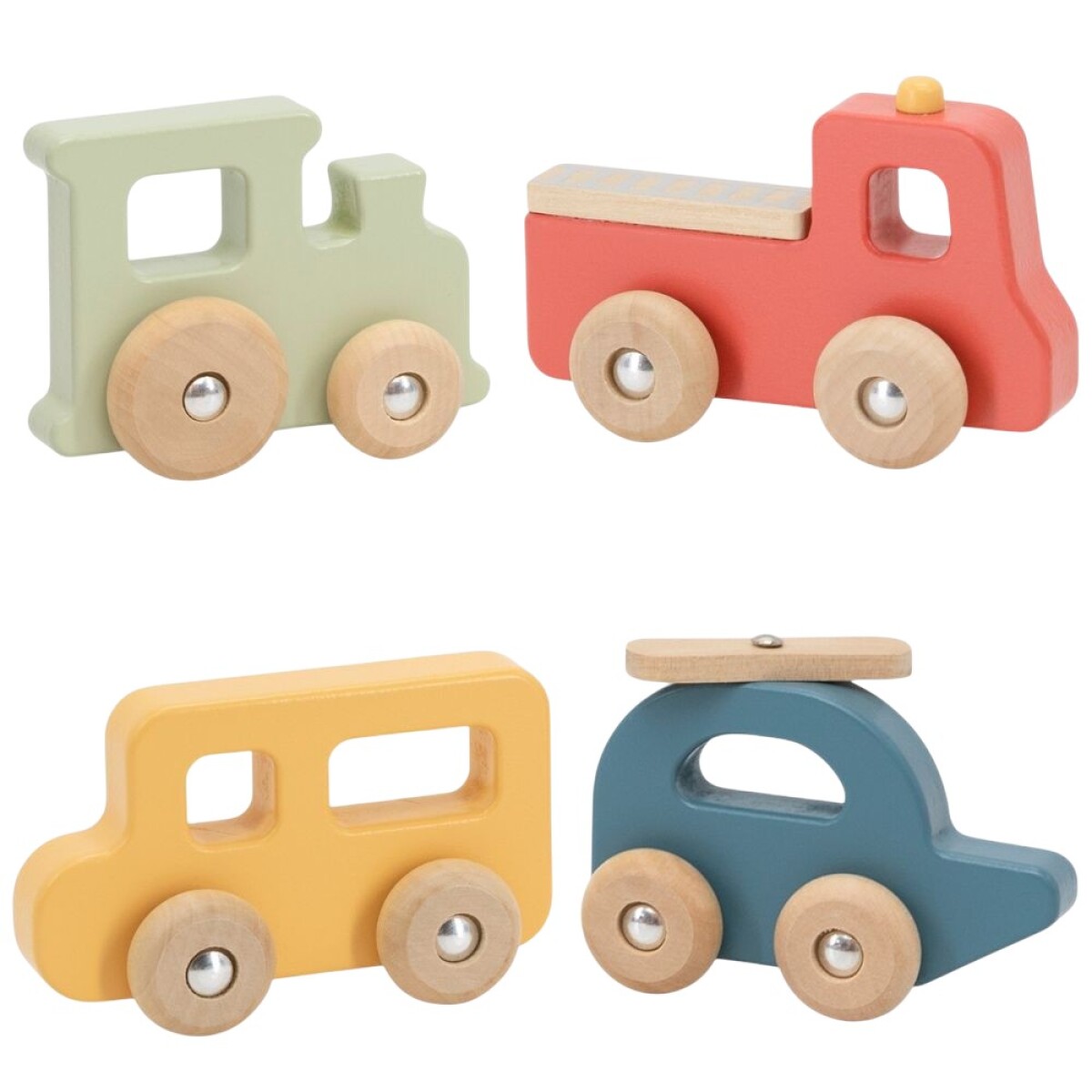 Vehículos de Juguete Madera x4 Polar B 