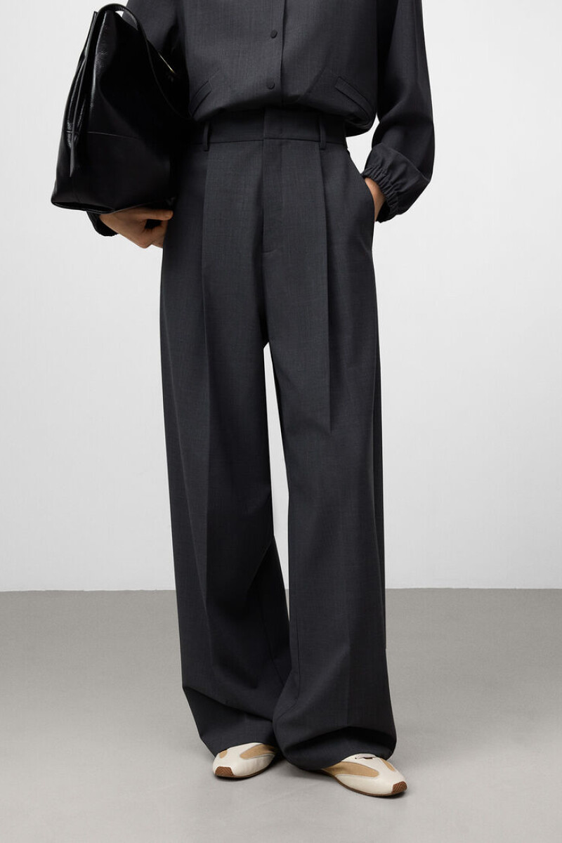 PANTALÓN Gris Melange