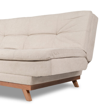 Sofá Cama Turim - Tela Microfibra 2161 (Greige)