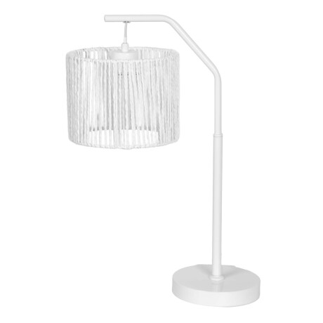 LAMPARA DE MESA METAL BLANCO LT95010