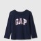 V-FRCH LS BF LOGO T TAPESTRY NAVY