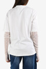 CAMISETA CON TUL Blanco