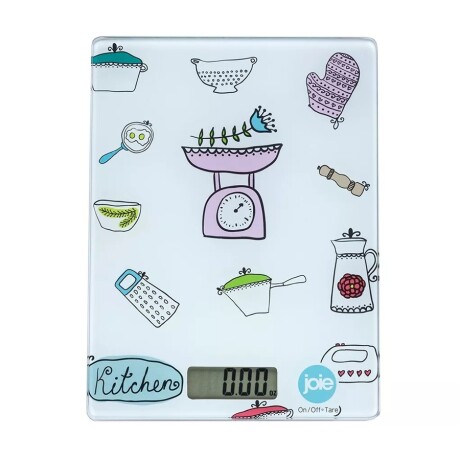 Balanza de Cocina Digital Joie con Diseños Blanco