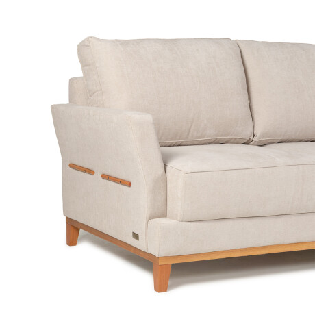 Rinconera Amadeus - Tela Microfibra - Chaise Derecho 2226 (Beige)