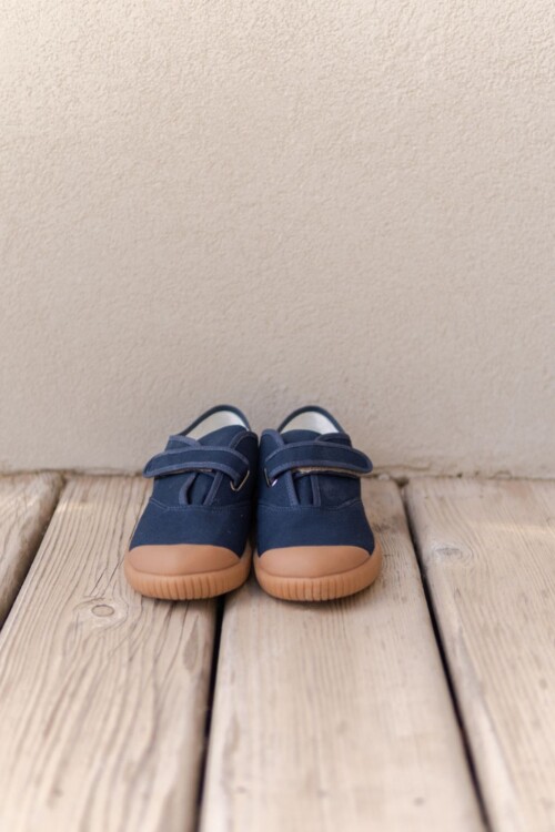 Zapatilla Bento velcro Azul