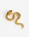 Prendedor Metal Prendedor Víbora - Dorado Oro Amarillo
