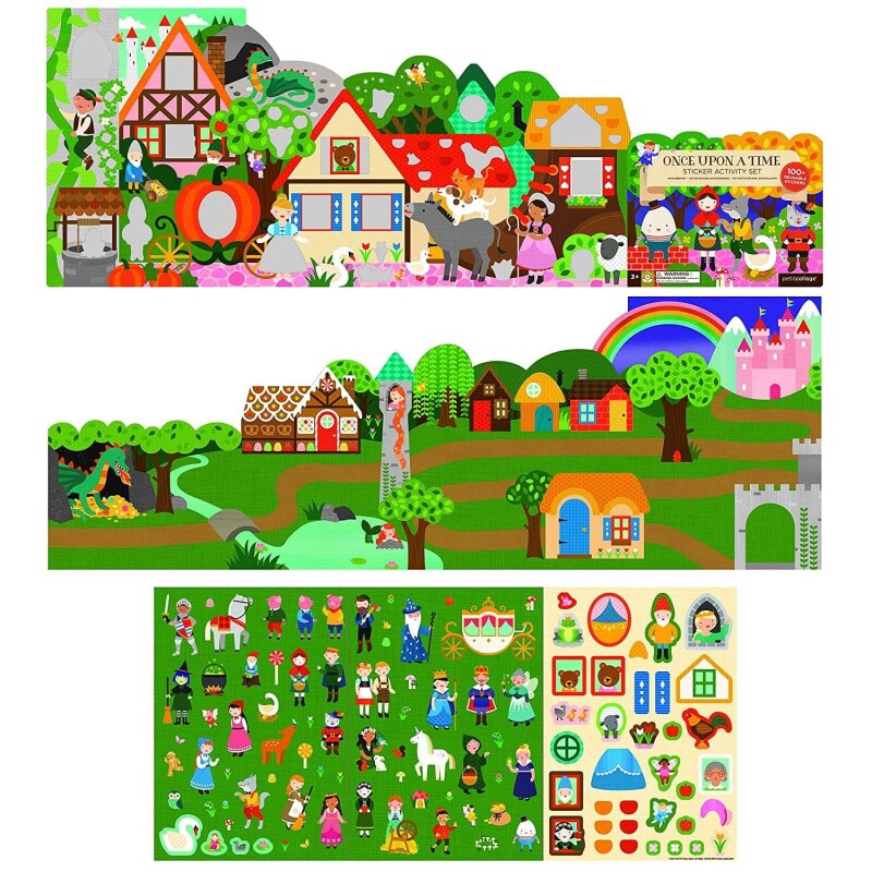 Juego de actividades con stickers Había una vez