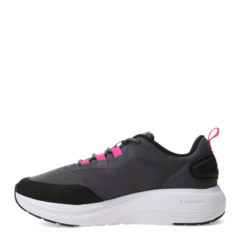 Championes Unisex Topper Gris Topo - Negro - Rosado