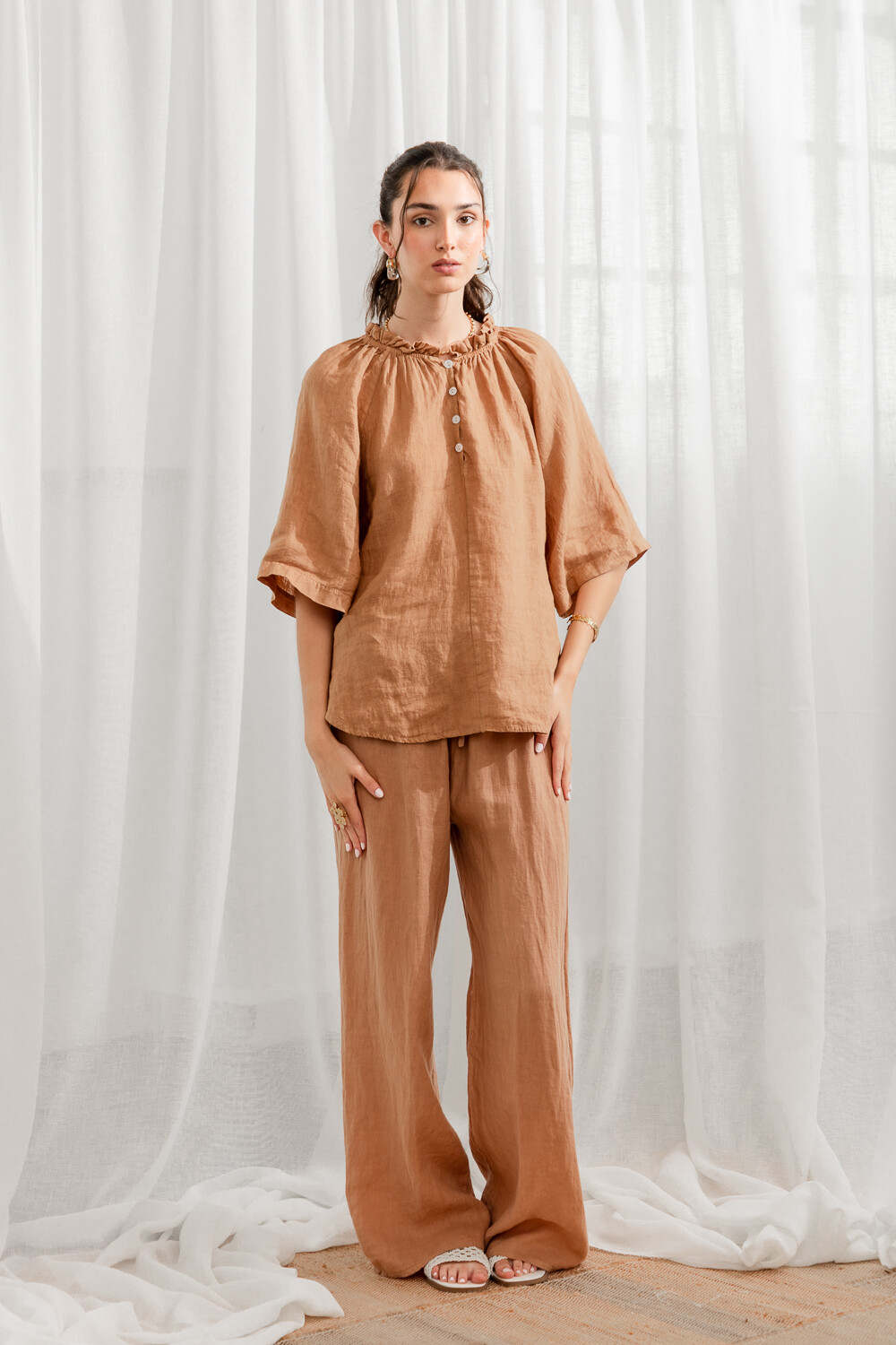 Pantalon Giuseppe Camel