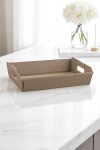 Bandeja 31x22x9 cm. - MATELASSE CUOIO Bandeja 31x22x9 cm. - MATELASSE CUOIO