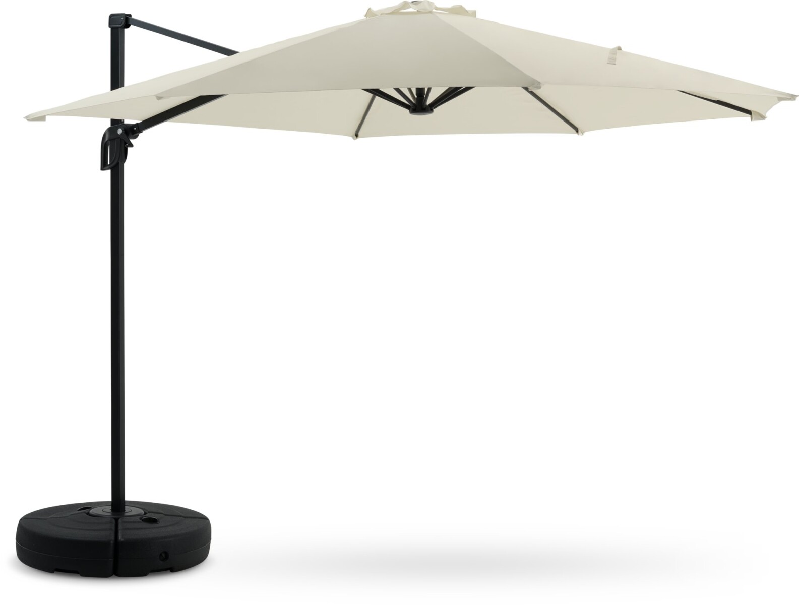 Sombrilla colgante TRONDHEIM Ø300 blanco 