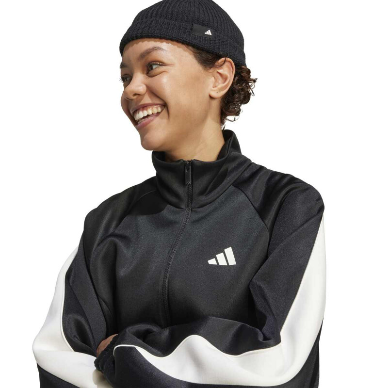 CAMPERA ADIDAS W STADIUM TT C Mujer JL6886 Negro-blanco